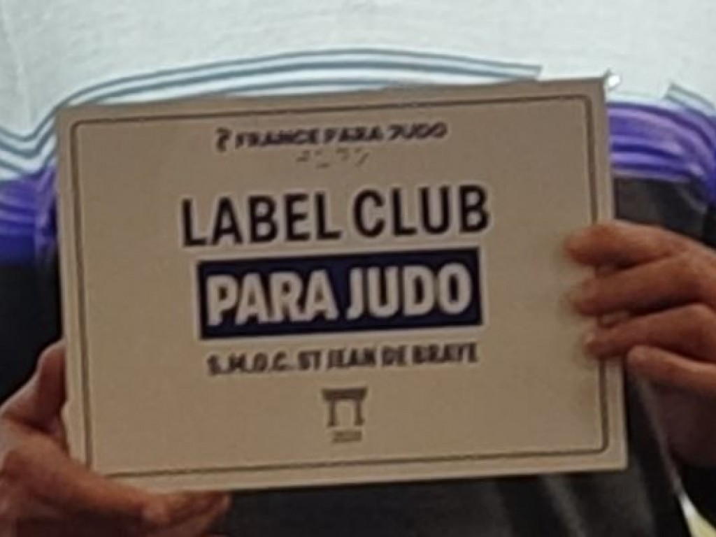 Image de l'actu 'Label PARA-JUDO  pour notre club !'